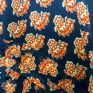 Dress/tunic,new,navy blue/brown color in size L